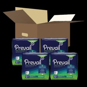 NEW 4 - 12 pack Prevail Extra Protection Underwear XXL - 48 total count